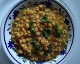 A picture of step 4 of Chana dal.