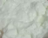 A picture of step 1 of Mango Shrikhand.