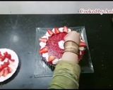 A picture of step 8 of 3 Layerd Strawberry 🍓 Dessert 🍮 Cake 🎂 Recipe 😋👌.
