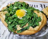 Foto del paso 6 de la receta: Coca de espinacas con brandada de bacalao y huevo de codorniz