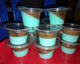 Foto langkah ke 6 dari resep Pudding Choco Vanilla.