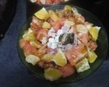 Foto del paso 10 de la receta: Atún natural con queso, tomate y cítricos