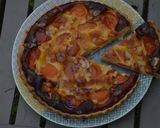 Une image de l'étape 4 de Tarte amandine aux abricots et au miel.
