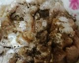 A picture of step 1 of Shashlik gravy with Rice.