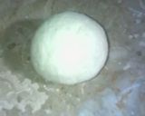 A picture of step 2 of Raj kachori.