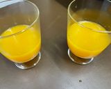 A picture of step 3 of Orange jelly with creamy fruit delight.