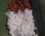 Foto langkah ke 3 dari resep Nasi Bakar Merah Putih Ayam Pedas.