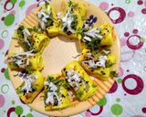 A picture of step 6 of Khandvi.