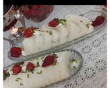 عکس مرحله 3 از دستور کرم موز _دسر مجلسی