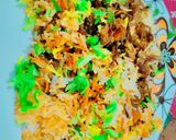 A picture of step 7 of Veg Biryani.