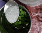 A picture of step 1 of Mint lemonade (welcome drink).
