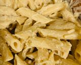 A picture of step 2 of Chicken Cheese Penne Pasta.