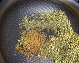 A picture of step 1 of Gajar, green chilli and lili haldar pickle.