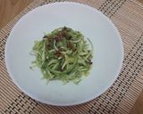 Pas rețetă Spaghetti de bostănel cu cremă de avocado și fistic 5 fotografie