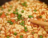 Borsóleves galuskával recept fázis 2 fotója