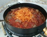 Foto del paso 6 de la receta: Penne Rigate al Disco con Estofado