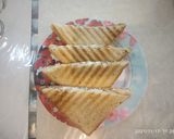 पनीर गिरल सैंडविच (paneer single sandwich recipe in Hindi) रेसिपी चरण 3 फोटो