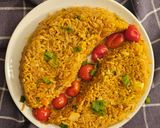 صورة لخطوة 6 من وصفة أرز بالملفوف والطماطم الكرزية