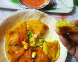मूंगलेट पिज़्ज़ा (moonglet pizza recipe in Hindi) रेसिपी चरण 6 फोटो
