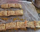 Foto del paso 4 de la receta: Mini rollitos de hojaldre con queso brie y sobrasada
