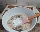 Foto del paso 1 de la receta: Budín semi integral de acelga y morrón rojo