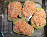 Foto del paso 8 de la receta: Chayotes Rellenos con Arroz blanco y salsa de Champiñones