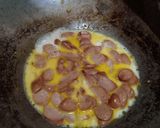 Foto langkah ke 6 dari resep Spaghetti Carbonara Sosis.