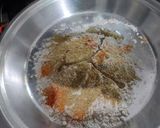A picture of step 2 of Green onions bajra paratha.
