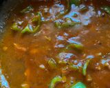 A picture of step 4 of Red Pasta with Cheese and Basil.