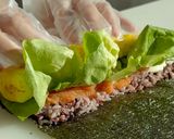 A picture of step 4 of Making Mentaiko Egg #Kimbap | A Harmony of Popping Mentaiko and Soft, Savory Eggs 🍙.