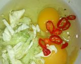 Foto langkah ke 1 dari resep Telur kubis Dadar.