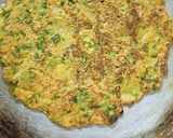 A picture of step 3 of Methi ghavan.
