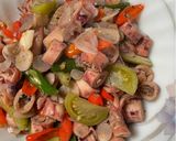 Foto langkah ke 6 dari resep Tumis Cumi Asin.