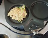 A picture of step 2 of Veggies pancake.
