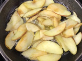 Wafles de manzana