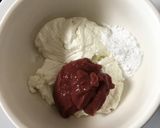 A picture of step 4 of Strawberry Rose Shrikhand.
