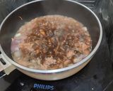 A picture of step 2 of Tuna Sisig.