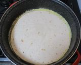 Tortillás 🍕 tojásos pizza 🌯🍳 szalámival és sajttal 🧀 recept fázis 2 fotója
