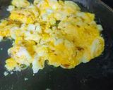 A picture of step 2 of Egg rice 🍚.