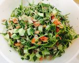 Hình bước làm 5 của món Salad gà rau quả