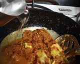 A picture of step 7 of Jackfruit veg in gravy.