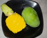 Foto langkah ke 1 dari resep Jus Nanas madu dan Mangga.