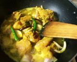 A picture of step 2 of Goalondo Steamer curry or Boatman style chicken curry.