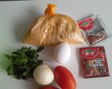 Foto del paso 1 de la receta: Tortitas de carne de res con coditos en mantequilla de ajo
