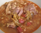 Foto del paso 9 de la receta: Pochas con berza y rabo de ternera