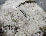 A picture of step 7 of Mutton Pulao.