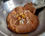 A picture of step 4 of Punjabi Baisakhi special Aate ka halwa.
