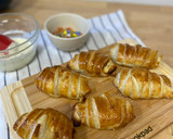 Foto del paso 5 de la receta: Croissants de chocolate blanco y lacasitos en Airfryer