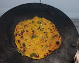 A picture of step 3 of #GA4#WEEK20#VegetableThepla.
