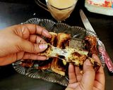 तवा गार्लिक स्टफ चीज़ ब्रेड (Tawa garlic stuff cheese bread recipe in hindi) रेसिपी चरण 7 फोटो